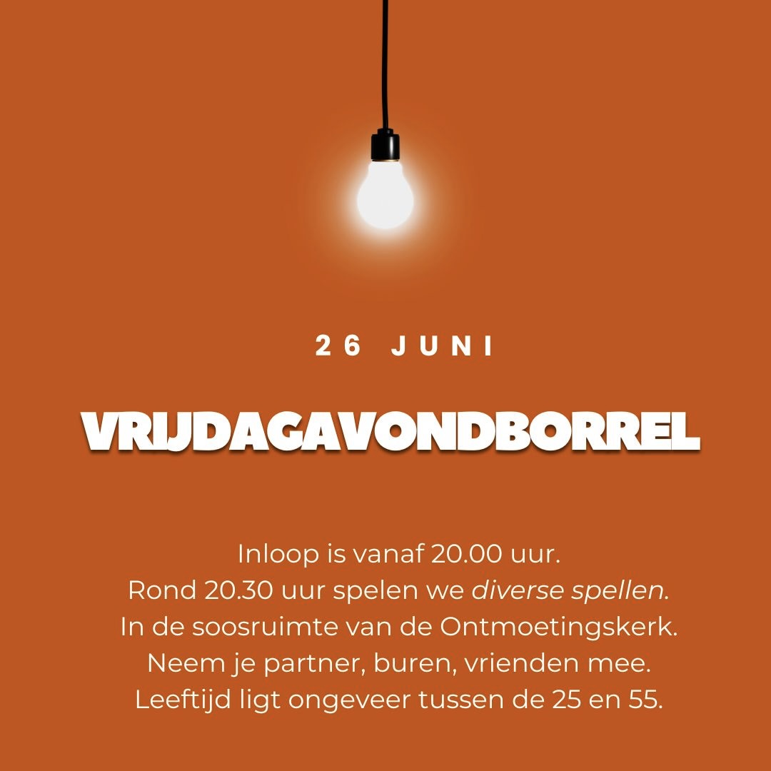 vrijdagavondborrel